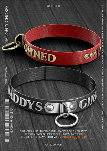 VOBE - Naughty Choker Fatpack