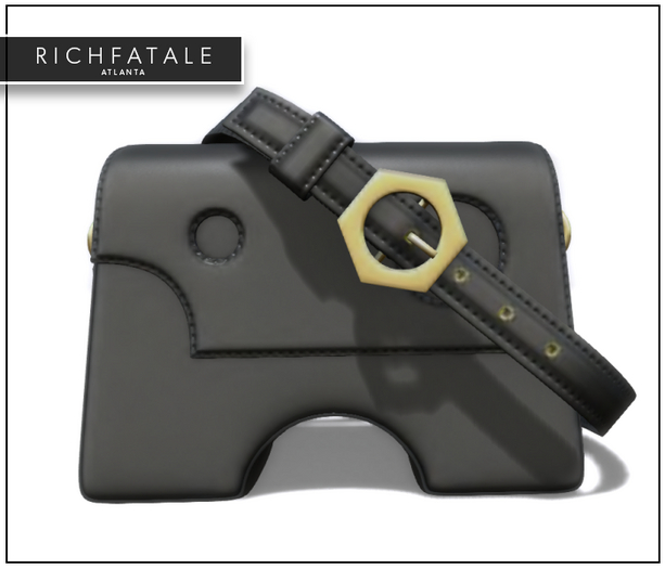 $RICH FATALE - SWISS BAG - ONYX