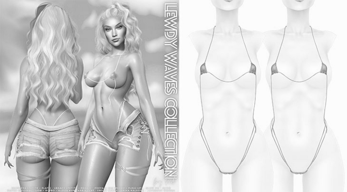 Lush - Lewdy Fall Off Bikini Fatpack DEMO