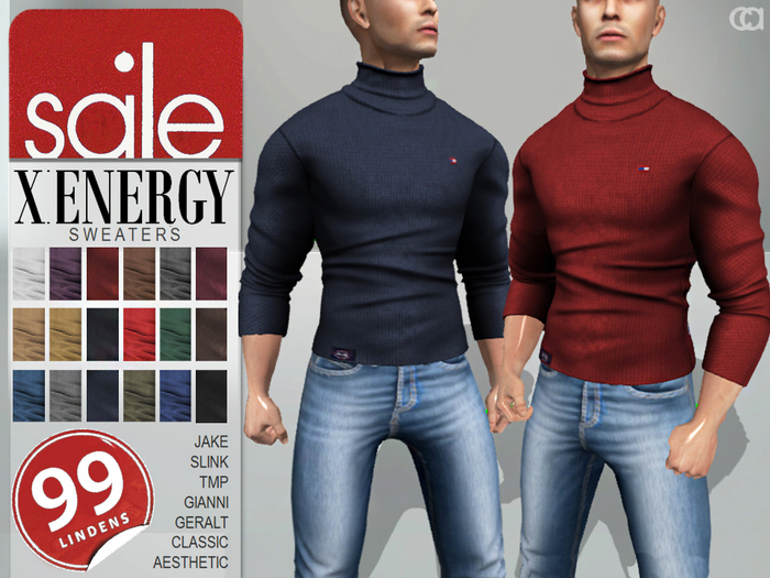 [CA] X ENERGY SWEATERS GENTS