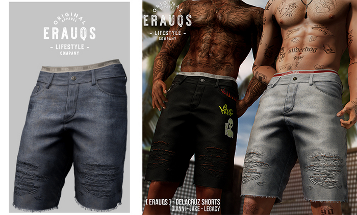[ ERAUQS ] - Delacruz Shorts - 03