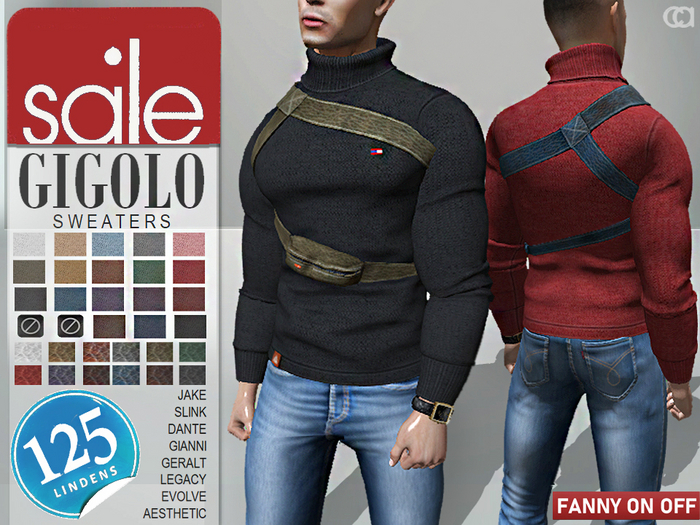 [CA] PROMO GIGOLO SWEATERS FANNY GENTS