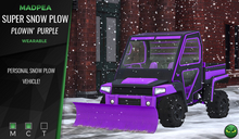 MadPea Super Snow Plow - Plowin' Purple