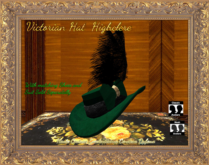 Victorian Hat Model Highclere (Box)