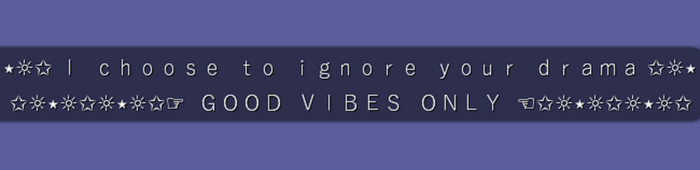 :: MG ::  I Choose To Ignore Your Drama! - Gesture (with Sound)