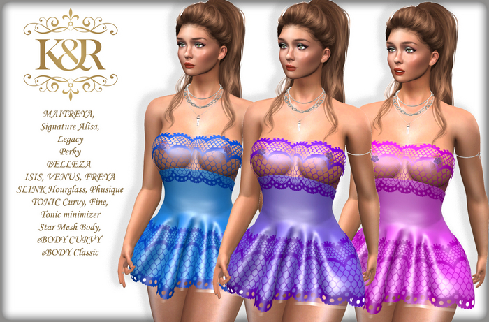 Ariel sexy, mini Lace Dress, Belleza, Maitreya, Slink, Legacy, pERKY; ALTAMURA;TONIC;eBODY; STAR MESH BODY