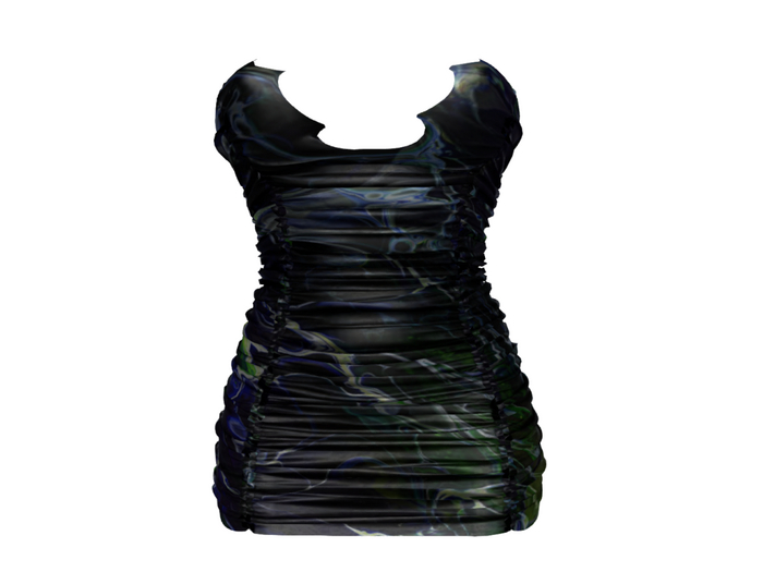 Klubb - "Zelda" Ruched Dress Fontinalis