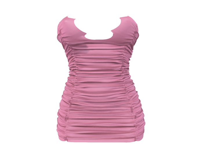 Klubb - "Zelda" Ruched Dress Pink