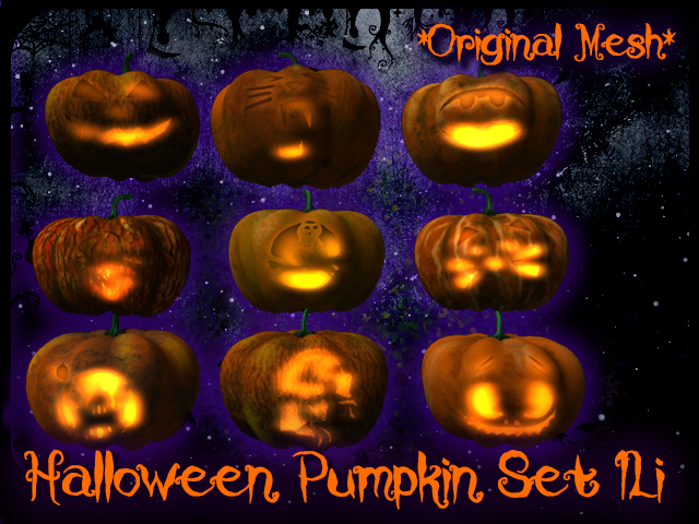 Halloween Pumpkin Set