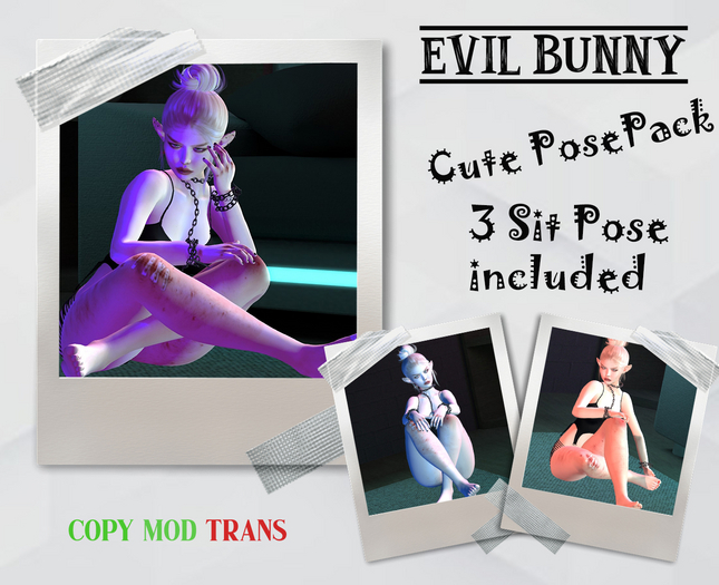 .:: Evil Bunny ::. Cute Pose Pack 