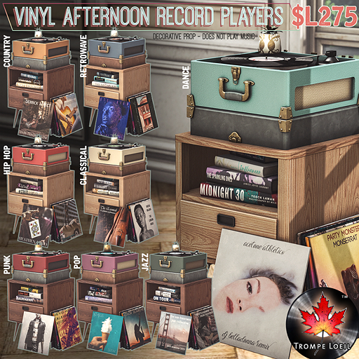 Trompe Loeil - Vinyl Afternoon Record Players [mesh]