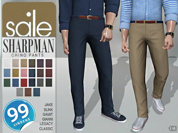 [CA] PROMO SHARPMAN CHINO PANTS GENTS