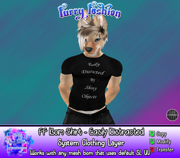 ~FF~ Bom Shirt Easily Distracted