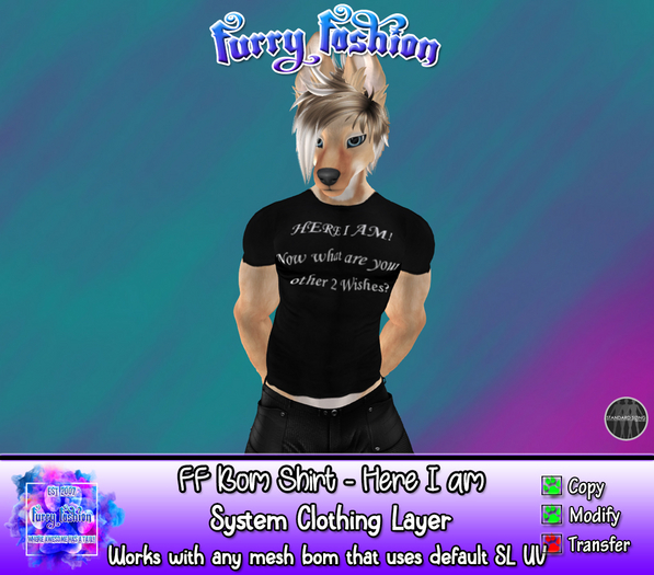 ~FF~ Bom Shirt Here I am