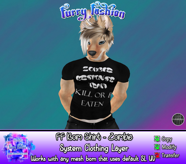 ~FF~ Bom Shirt Zombie