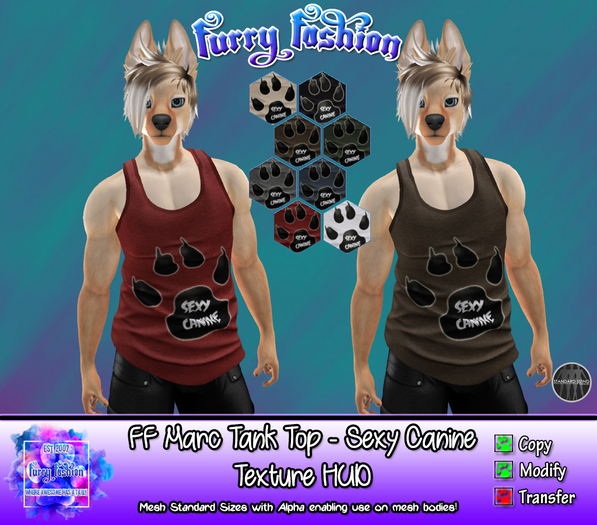 ~FF~ Marc Tank Top Sexy Canine
