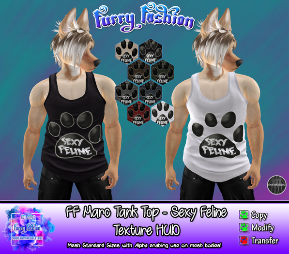 ~FF~ Marc Tank Top Sexy Feline