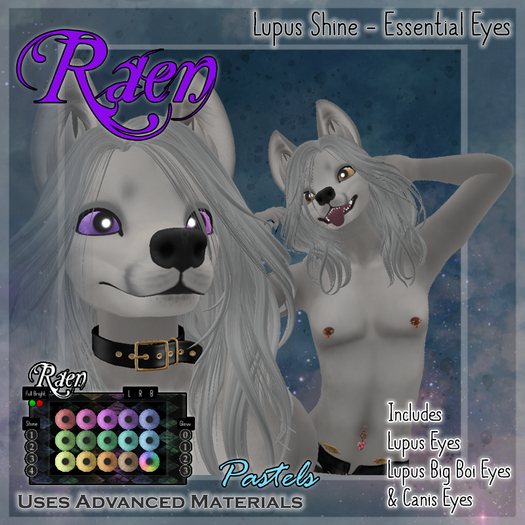 -Essential Eyes- Lupus Shine (Pastels)
