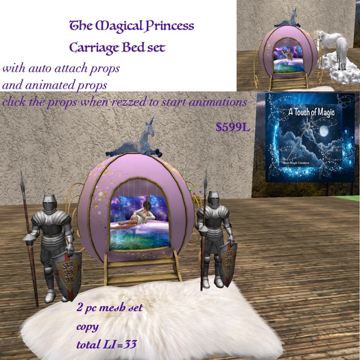 The Magical Princess Carriage Bed set-Box