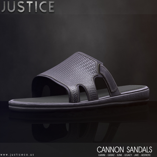 [JUSTICE] CANNON SANDALS - TOPAZ