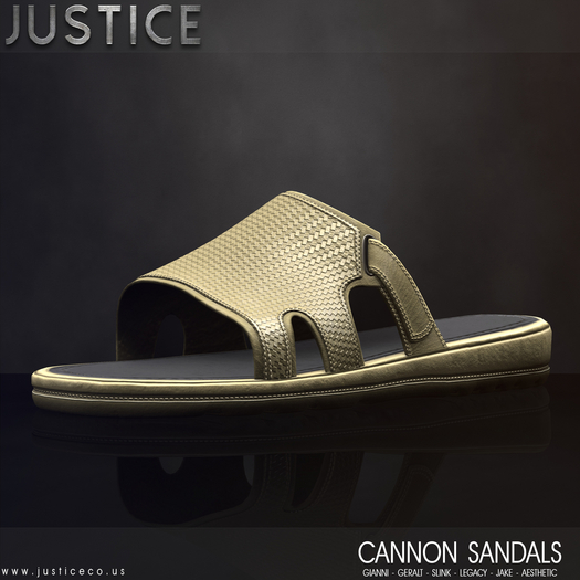 [JUSTICE] CANNON SANDALS - LEMONADE