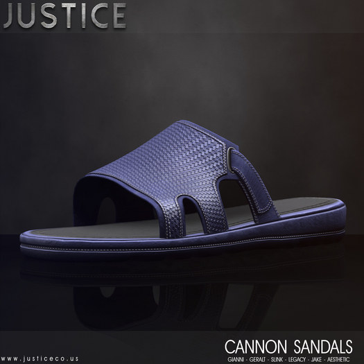 [JUSTICE] CANNON SANDALS - INDIGO