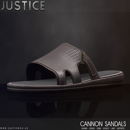 [JUSTICE] CANNON SANDALS - CHOCOLATE