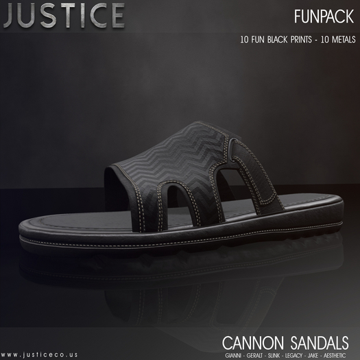 [JUSTICE] CANNON SANDALS - FUNPACK