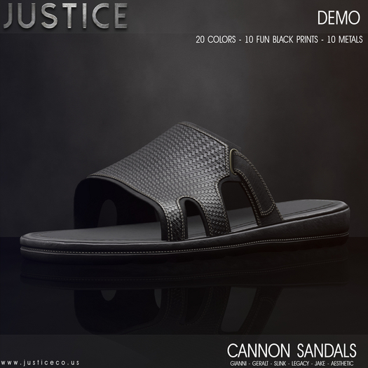 [JUSTICE] CANNON SANDALS - DEMO