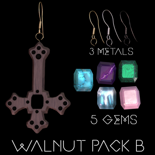 Antropos - Infestus Earrings - Walnut Pack B