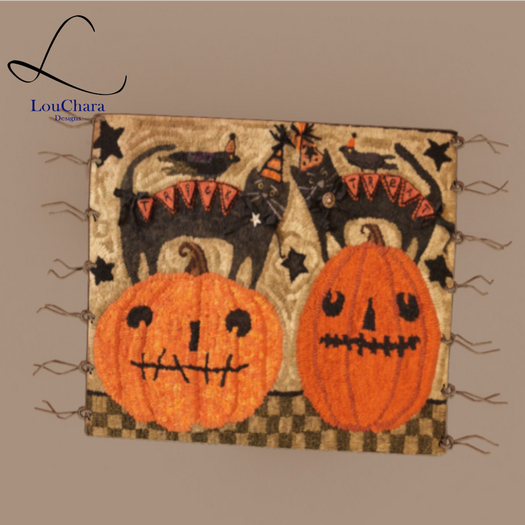 LouChara Halloween Rug 