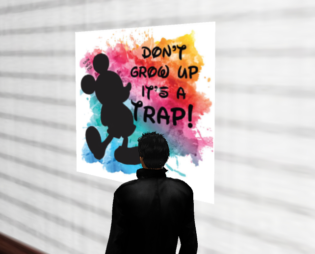 Don't grow up POP ART CANVAS