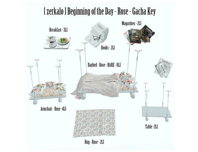 [ zerkalo ] Beginning of the Day - Daybed - Rose - RARE