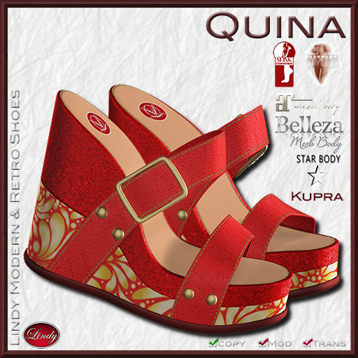Lindy Quina Red-Gold