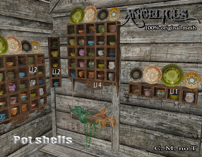 ::ANGELICUS::Pot shelfs