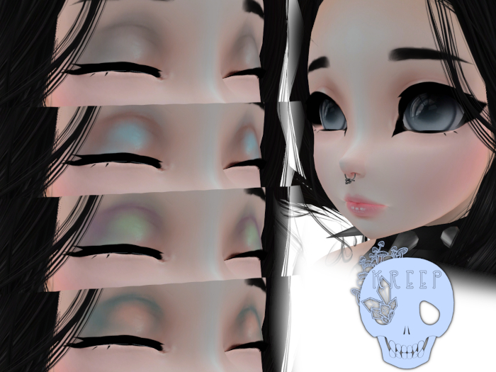 K R E E P - Cat-eye liner with grey shadows (Retired)