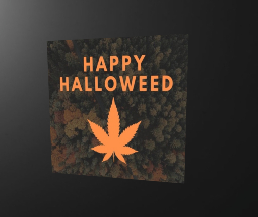 Sign- Happy Holloweed