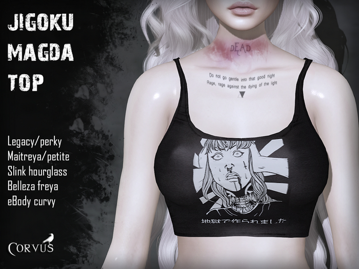 Corvus : Jigoku Magda Top