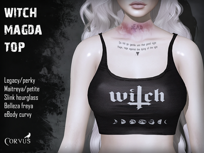 Corvus : Witch Magda Top