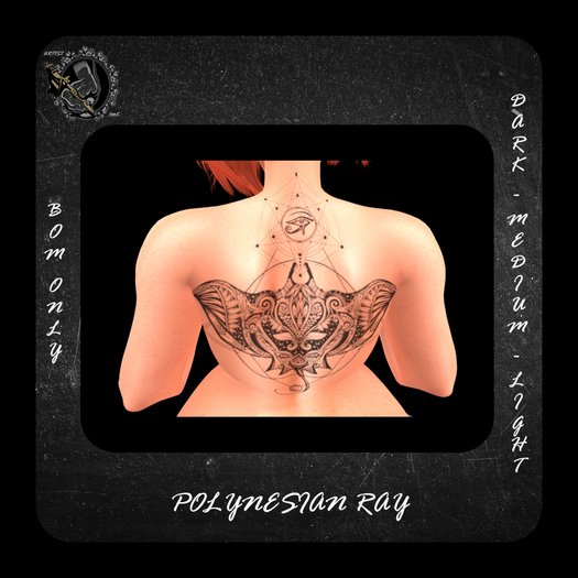 Tattoo " Polynesian Ray " by Artist Ink