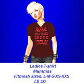 Mammas-V-neck T-shirt