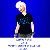 1776-V-neck T-shirt
