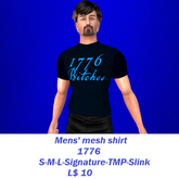 1776-Mens' mesh shirt