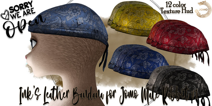 SWO Ink's Leather Bandana for Jomo Male Rabbit v1