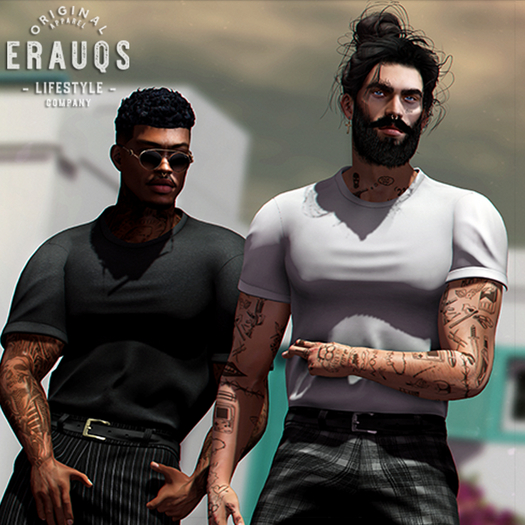 [ ERAUQS ] - Rick T-Shirt - Fatpack