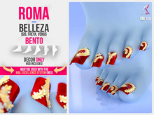 TOE . NAIL . JEWEL . FEET . FOOT . BELLEZA