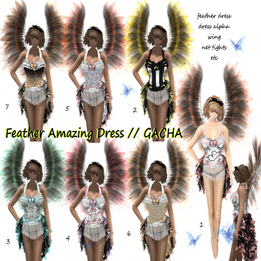 Feather Amazing Dress NO.1