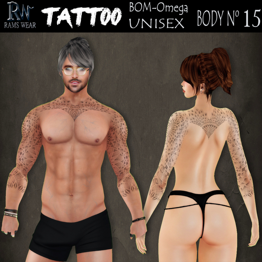 RAMS WEAR.-Tattoo-Body N 15