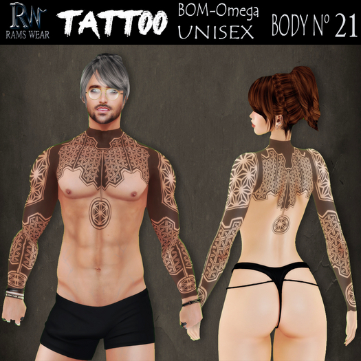 RAMS WEAR.-Tattoo-Body N 21