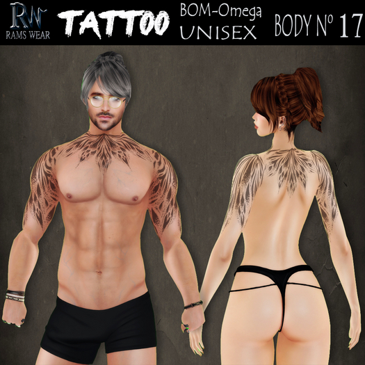 RAMS WEAR.-Tattoo-Body N 17